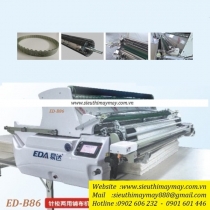 Máy trãi vải Eda ED-B86 ,máy trãi vải tự động có thể dùng cho vải dệt kim và dệt thoi ,khổ vải 1900mm hoặc 2100mm ,đường kính cuộn vải 500mm ,trọng lượng cuộn vải 80kg ,khổ bàn 2130mm hoặc 2330mm